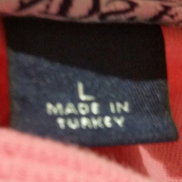 LANDS'END Pink Doggy Rhinestone Top Girls L 6X - Picture 6 of 7